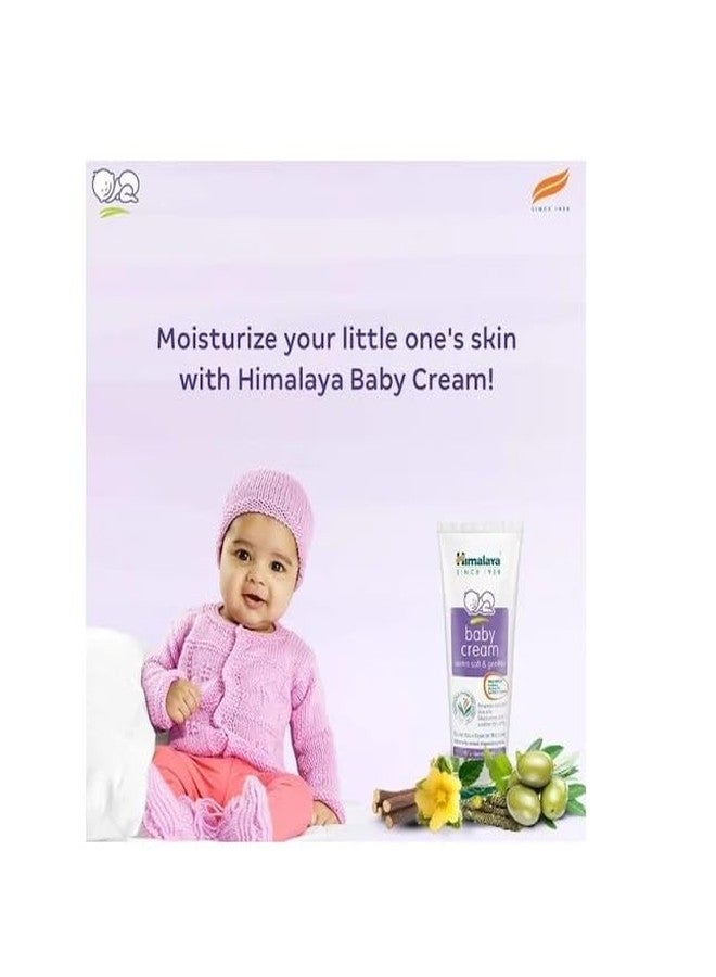Himalaya Baby Cream Face Moisturizer & Day Cream For Dry Skin 100ml (Pack of 2) - Image 2