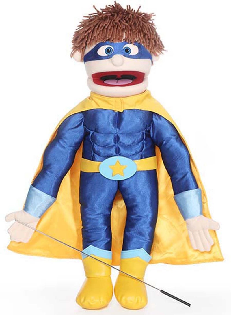 Silly Puppets 25 دمية متكلم على شكل بطل خارق بPeach Boy كاملة الجسم - Image 2