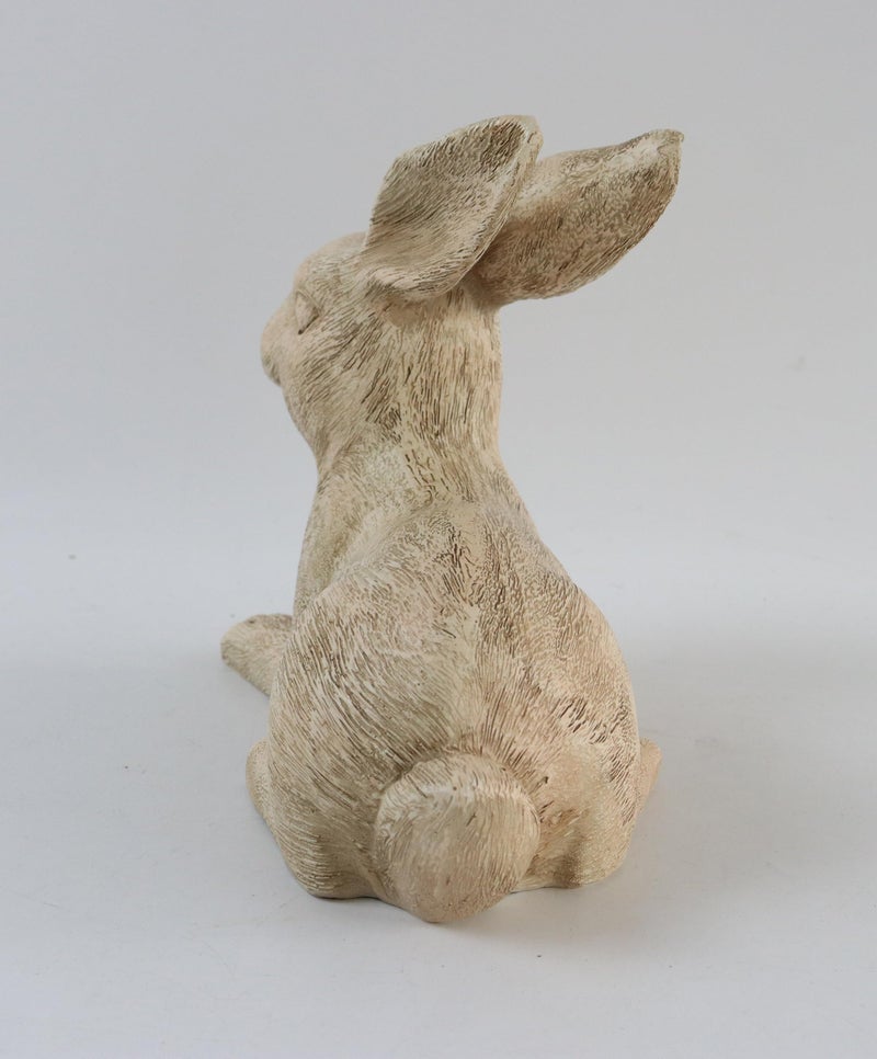 Hymmah Rabbit Statue Sculpture Home Decor Rustic Home Decorations for Living Room, Boho Resin Animal Collectible Figurines for Indoor Decor - Image 4