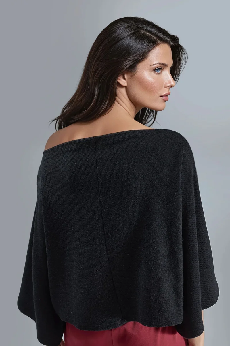Busem Black BUSEM Loose Fit Knit Blouse for Women | Best Price UAE