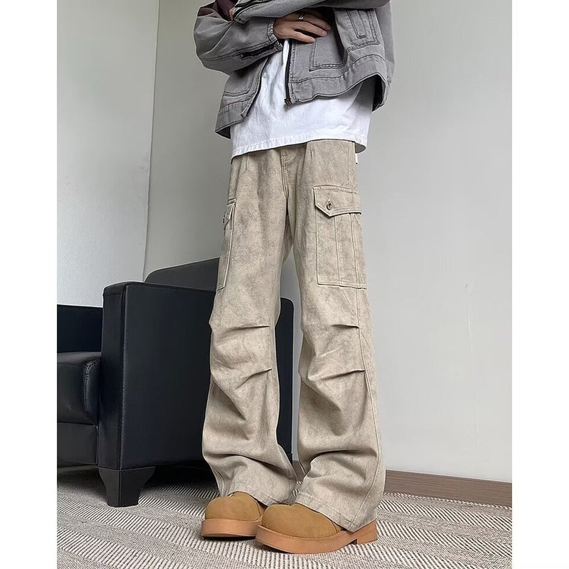 Unisex Classic Denim Jeans Loose Fit Daily Outdoor Wear - Image 4