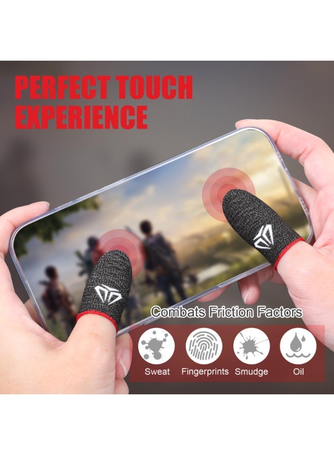 2 Pairs Of Finger Cots, Breathable Thumb Gloves, Suitable For Lightweight And Sweat Resistant Gaming, Seamless Touch Screen Finger Gloves For Professional Gaming, Green - Image 4