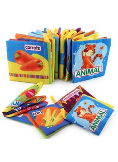 Generic Baby Early Education Puzzle Cognitive Cloth Book Set Early Education Baby Tear Puzzle Cloth Book Set Toys-Color:Know The Fruit 6/set  - Image 5