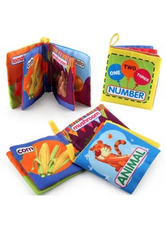 Generic Baby Early Education Puzzle Cognitive Cloth Book Set Early Education Baby Tear Puzzle Cloth Book Set Toys-Color:Know The Fruit 6/set  - Image 4