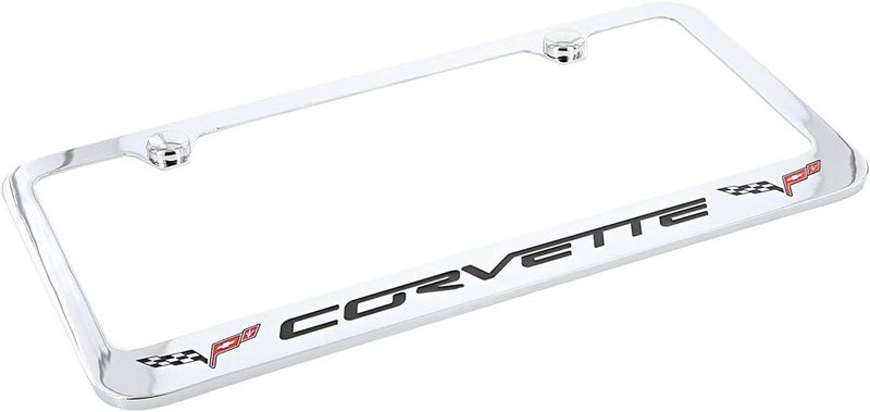 Corvette Central C6 Corvette License Plate Frame with C6 Flags by Corvette Central - Image 5