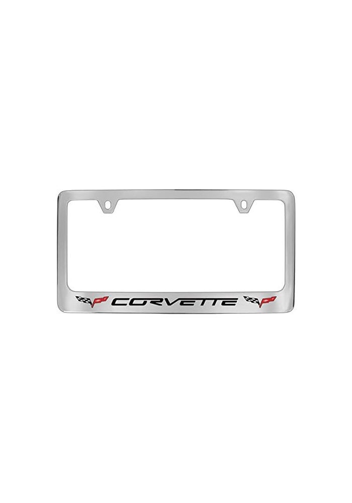 Corvette Central C6 Corvette License Plate Frame with C6 Flags by Corvette Central - Image 3