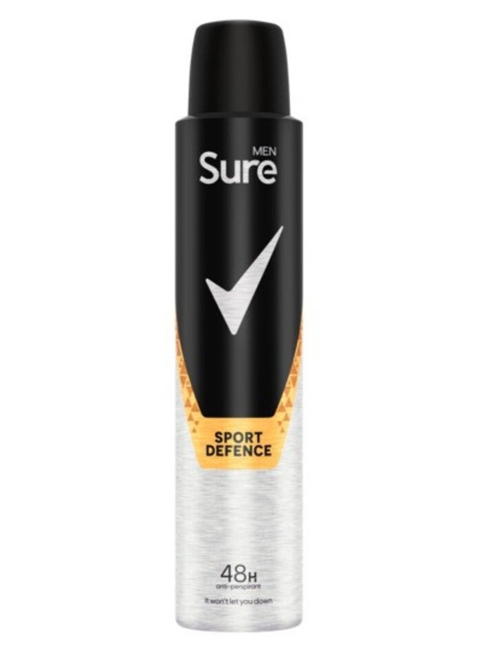 Sure بخاخ مضاد للتعرق للرجال من شور سبورت ديفنس، 200 مل - Image 1