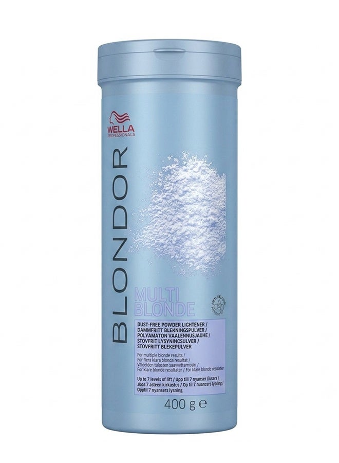 WELLA Blondor  Multi Blonde  Powder Lightener  Dust Free Blue 400grams - Image 1
