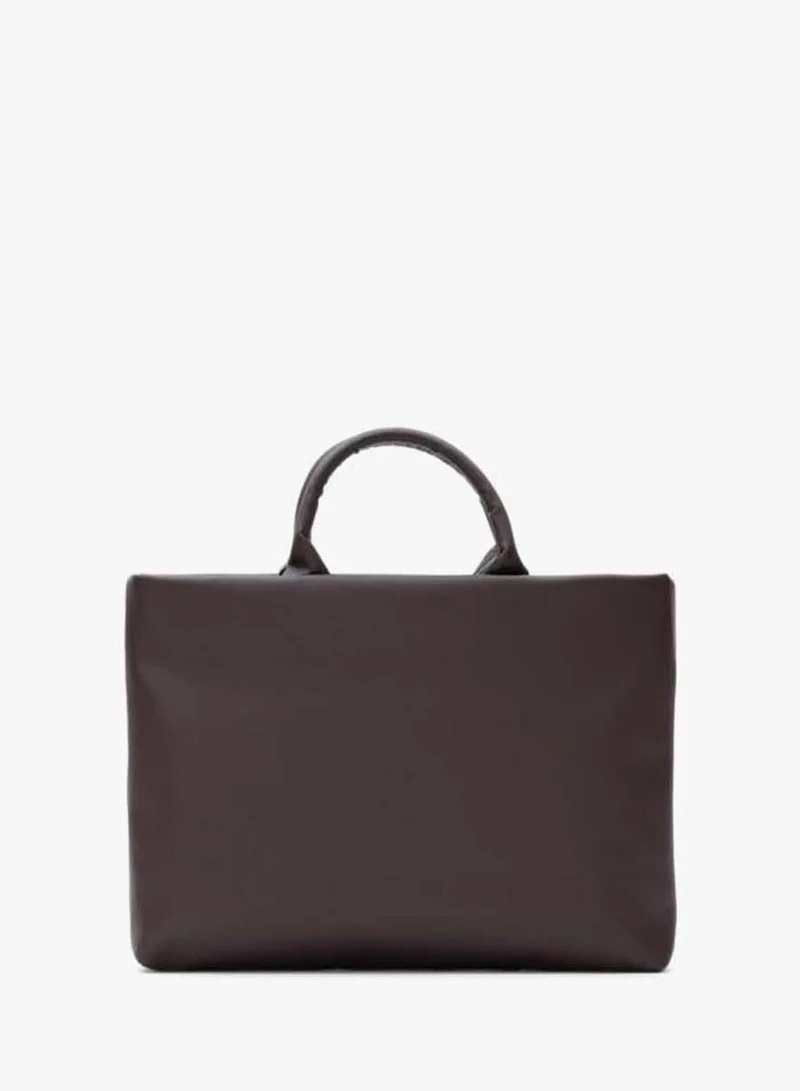 Shule Bags Didas Shoulder and Document Bag Dark Coffee.