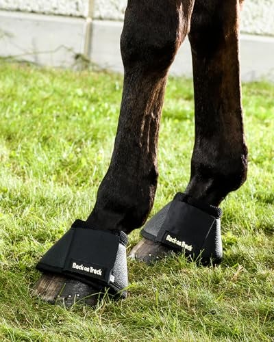 Back on Track Therapeutic Horse Bell Boots in Pair, Medium - Image 3