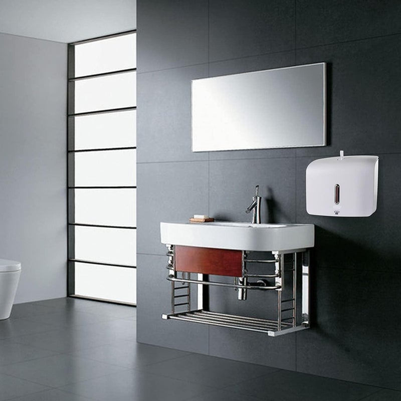 Mingle Wall Mounted ABS Toilet Paper Holder Bathroom Hand Towel Dispenser Tissue Box Acrylic Toilet Paper Holder. (2) - Image 5