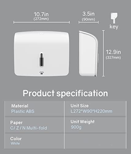 Mingle Wall Mounted ABS Toilet Paper Holder Bathroom Hand Towel Dispenser Tissue Box Acrylic Toilet Paper Holder. (2) - Image 3
