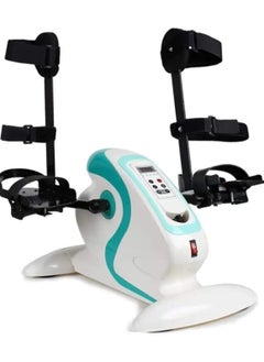 Huitich Motorized Electric Mini Pedal Exercise Bike White  - Image 1