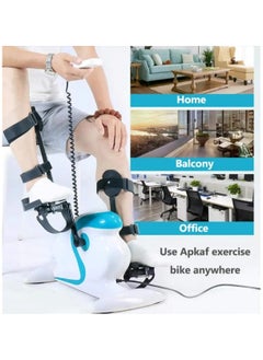 Huitich Motorized Electric Mini Pedal Exercise Bike White  - Image 5