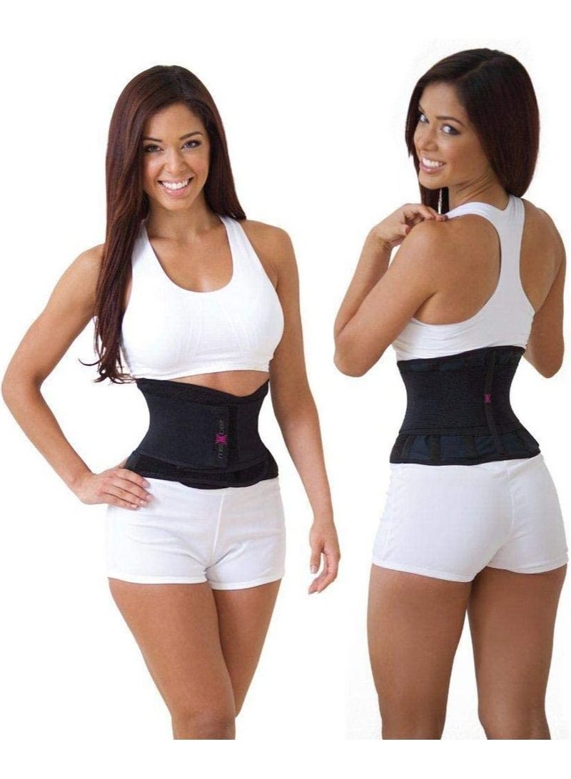 Miss Belt حزام شكل الساعة الرملية الفوري باللون الأسود - S/M - Image 2