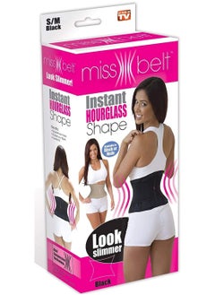 Miss Belt Belt Instant Hourglass Shaper Black - S/M  - Image 1