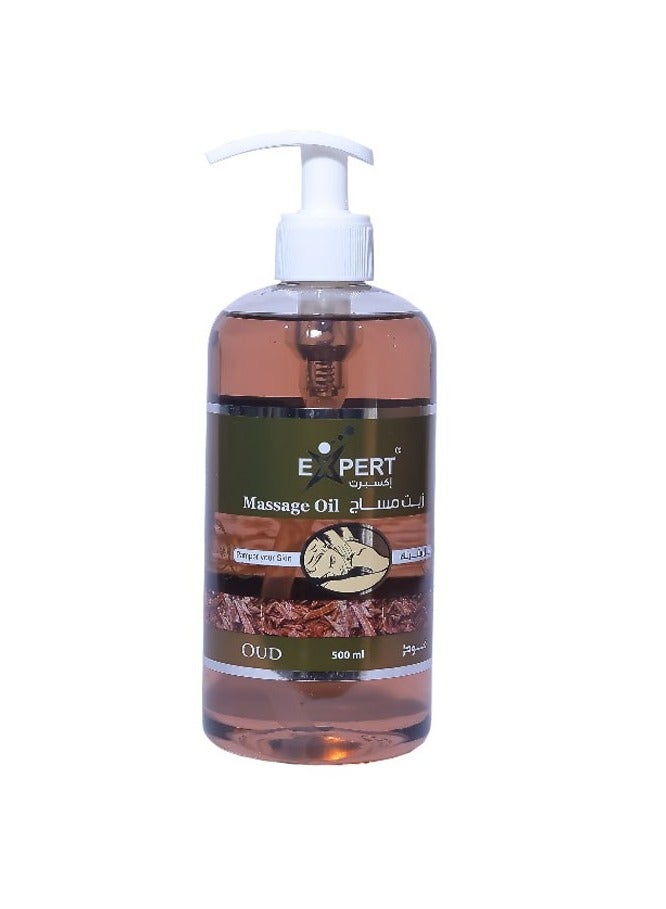 Expert  Body Massage Oil with Oud Scent  500 ml - Image 1