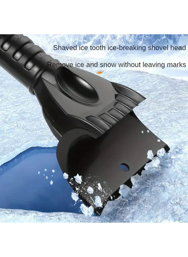 Detachable Retractable Orange Snow Shovel Multi Function Car Snow Removal Ice Scraping - Image 5