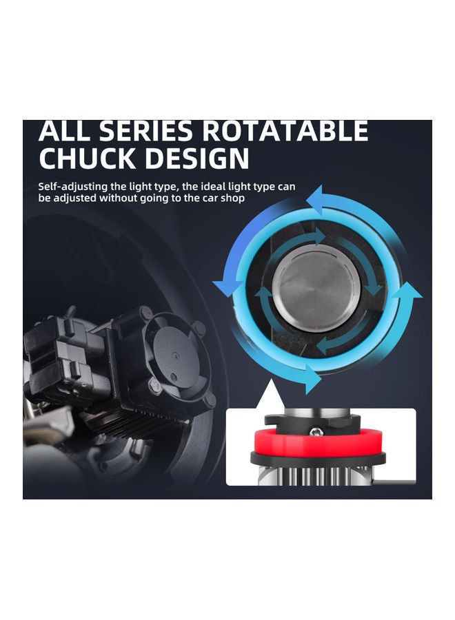 NIBEMINENT 2-Piece Waterproof Car LED Headlight Bulbs - Image 4