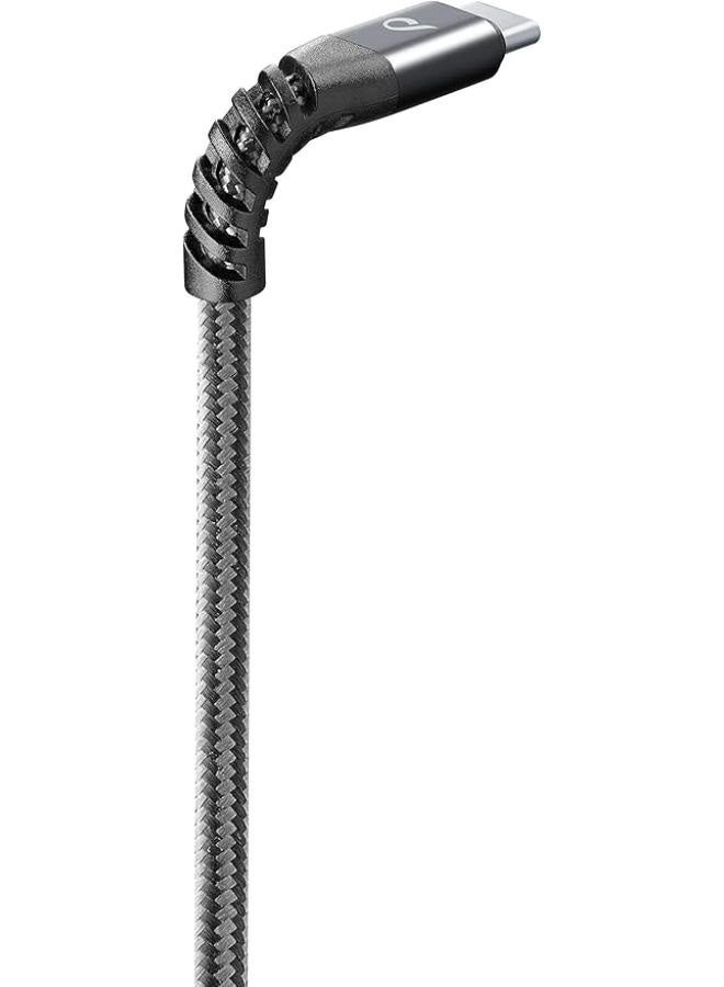 Cellularline Tetra Force Cable 120cm   USB C to USB C Black - Image 3