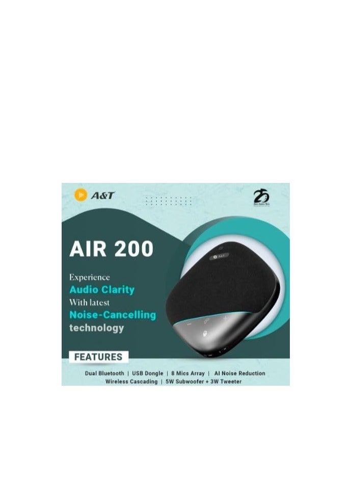 A&T AIR 200 Dual-Mode Bluetooth Speakerphone