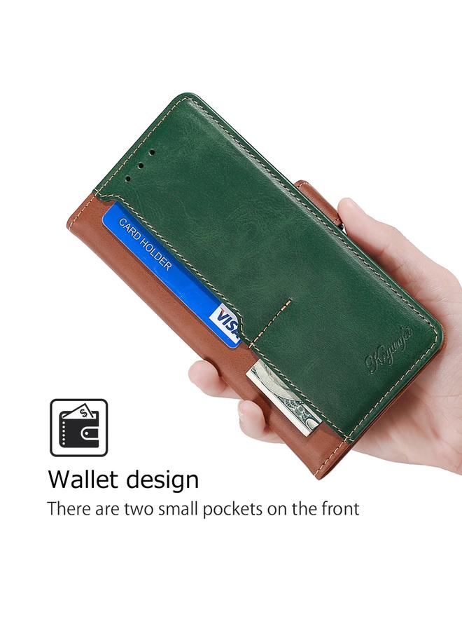 S-TOP Case For Motorola Moto G24 4G Contrast Color Side Buckle Leather Phone Case - Image 5