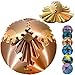 ULTHOOL Gear Ball 3D Printed Spin Ball Cube Fidget Toys Gear Sphere Fidget Toy GearSphere Desk Toy Stress Fidget Balls Fidgets Spinners for Adults Kids Anxiety Relaxing Laser Rose Gold 31 Inch - Image 2