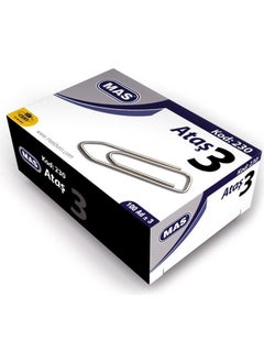 MAS Paperclip 100 Pieces No:3 