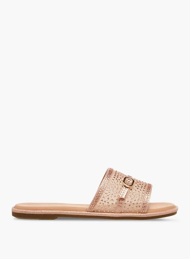 سيليست Girls Embellished Slide Sandals Ramadan Collection