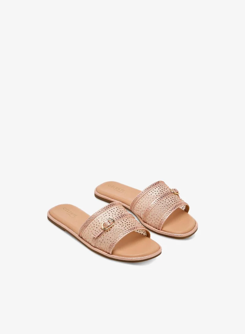 سيليست Girls Embellished Slide Sandals Ramadan Collection