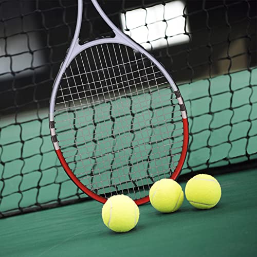 UUBEMM Tennis Racket Pre-Strung Lightweight 27 Inch Racquet Recreational Adult Rackets for Men Women Students Training Tennis Starter Kit with Balls,Carry Bag and Overgrips (Red/White - 2 Rackets) - Image 4