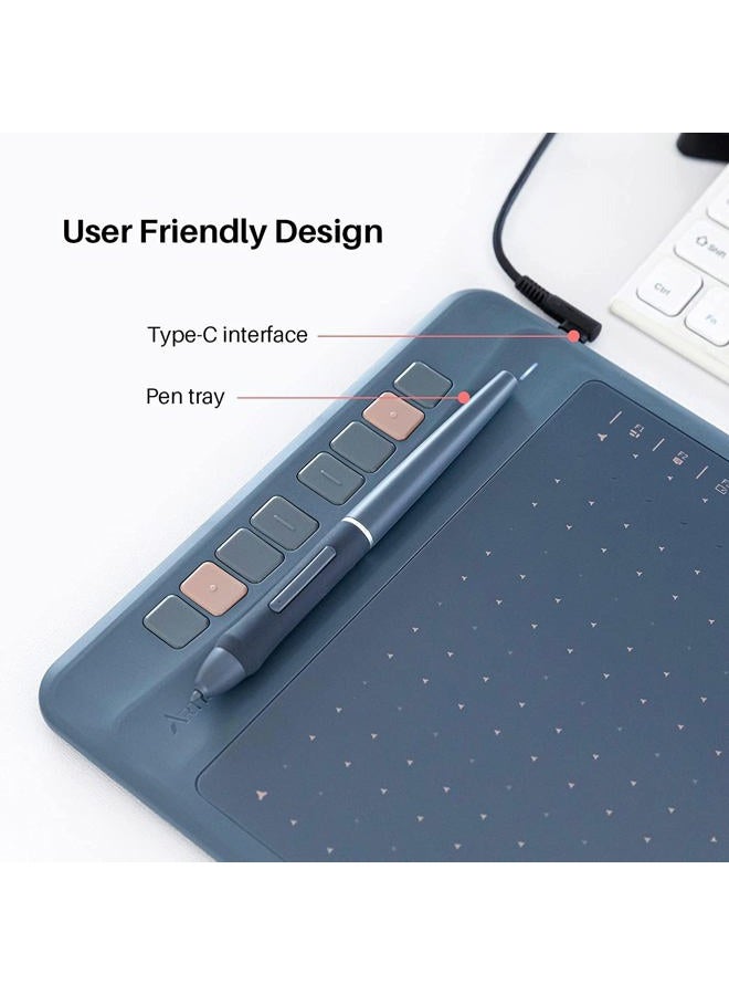 Artisul A1201 12 Inch Graphic Drawing Tablet 8192 Levels Battery-Free Pen with 8 Shortcut Keys Android Supported Digital Drawing Tablet with Tilt Function up to 400PPS Report Rate - Image 5