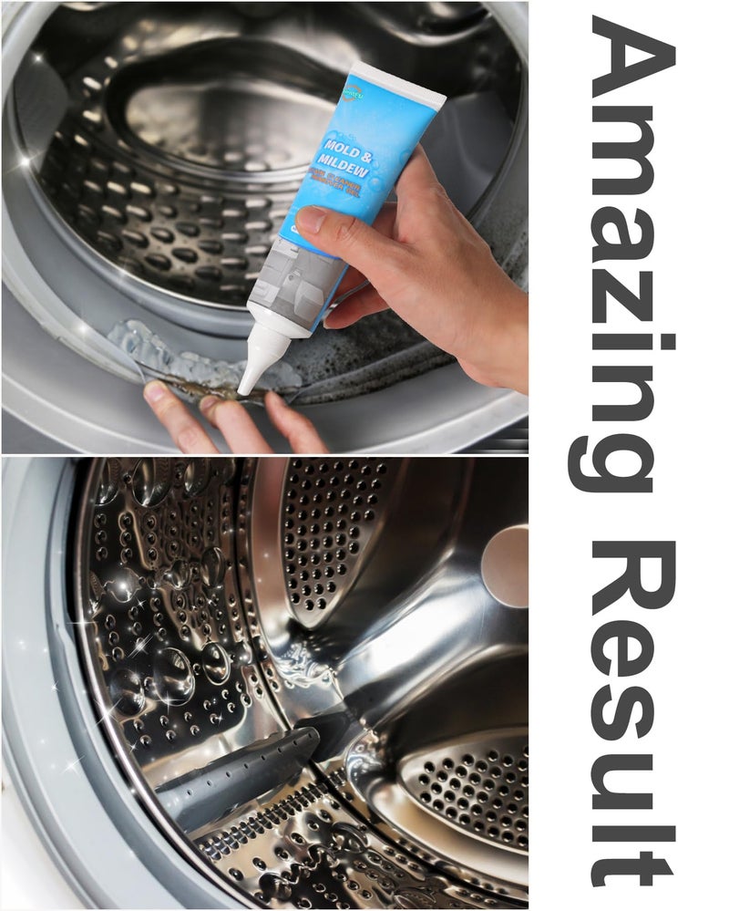 HIHWEM Mold Remover Gel, Household Washing Machine Cleaner for Washing Machine Seal, Bathroom Grout, Caulk, Mold Cleaner Best for Home Sink, Kitchen, Showers - Image 5