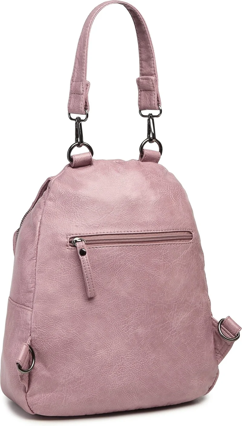 برشلونة 21-K Washed Leather Medium Size Women's Backpack 21-K 1685