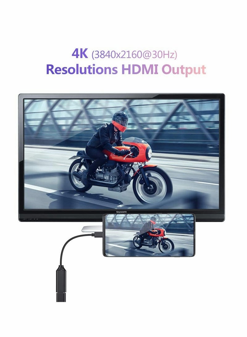 سيوسي الناقل التسلسلي العام جيم هدمي 4K محول نظام التشغيل ماك بوك برو 2019 / 2018 / 2017 ماك بوك اير جالاكسي ديل إكسبس بيكسل بوك مايكروسوفت وغيرها الكثير ( حزمة 1 ) - Image 4