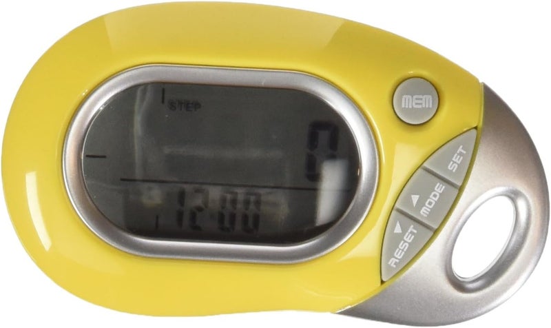HRM PE771 Walking 3D Pedometer with Clip and Strap | 7 Day Memory, Accurate Step Counter, Walking Distance Miles/Km, Calorie Counter, Target Goal, Active Time - Image 1