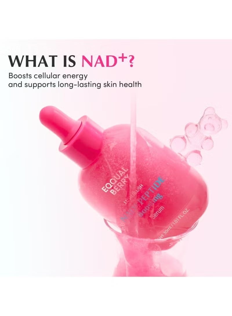 إيكوالبيري سيروم إكوالبيري ناد+ المعزز بالببتيد، ٣٠ مل | سيروم متقدم مضاد لعلامات التقدم في السن للوجه، مع ناد+، و٥ سيراميدات، وكولاجين نباتي | شد البشرة، ومعالجة التجاعيد، وتفتيحها، وترطيبها بعمق، للعناية بالبشرة الكورية - Image 4