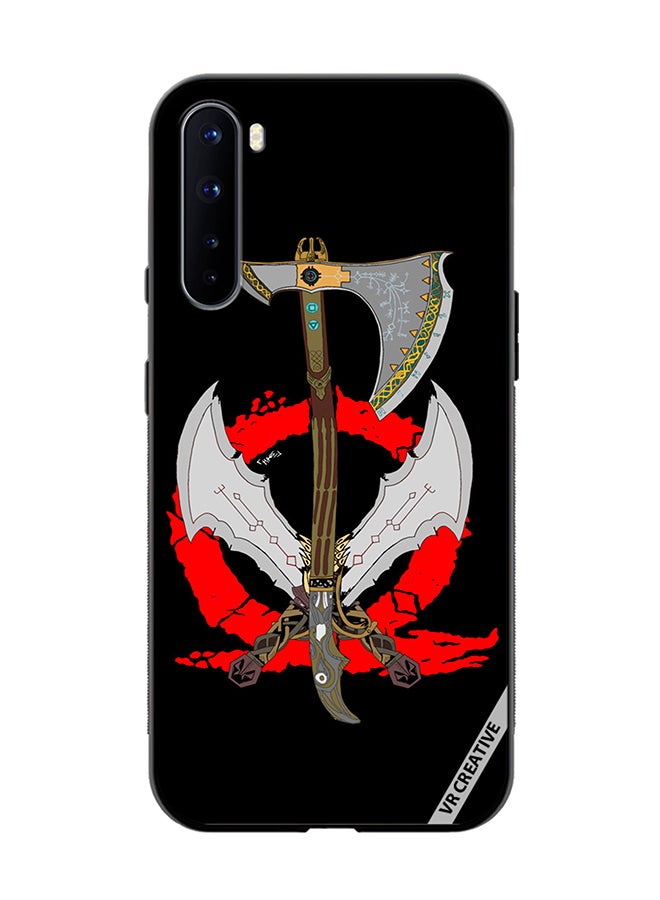 VR CREATIVE Protective Case Cover For OnePlus Nord God Of War Weapons Design Multicolour - Image 1