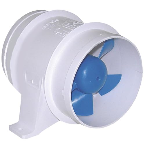 Rule Boating Accessories New Rule Bilge Blower-4 Inline RUL 240, White - Image 1