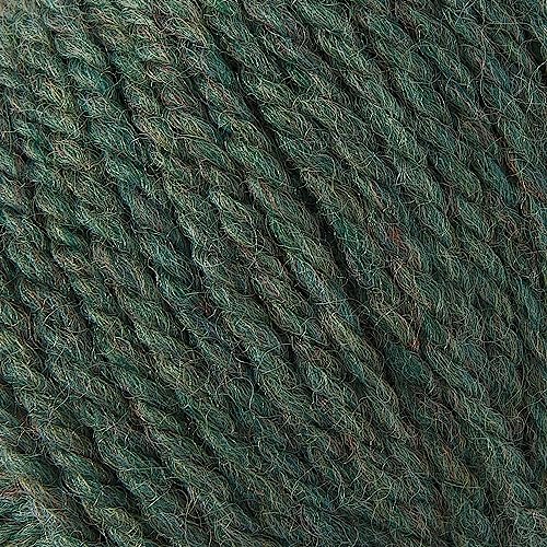 Gisimo 100% Merino Wool Yarn, 3-Ply Luxurious and Soft Yarn for Hand Knitting & Crocheting (Evergreen, 1Ball) - Image 2
