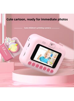 Generic Private Model Children's 3-inch Screen Print Camera Instant Portable HD Digital Camera-Color:Purple (dual Lens Without Lens Cap)  - Image 5