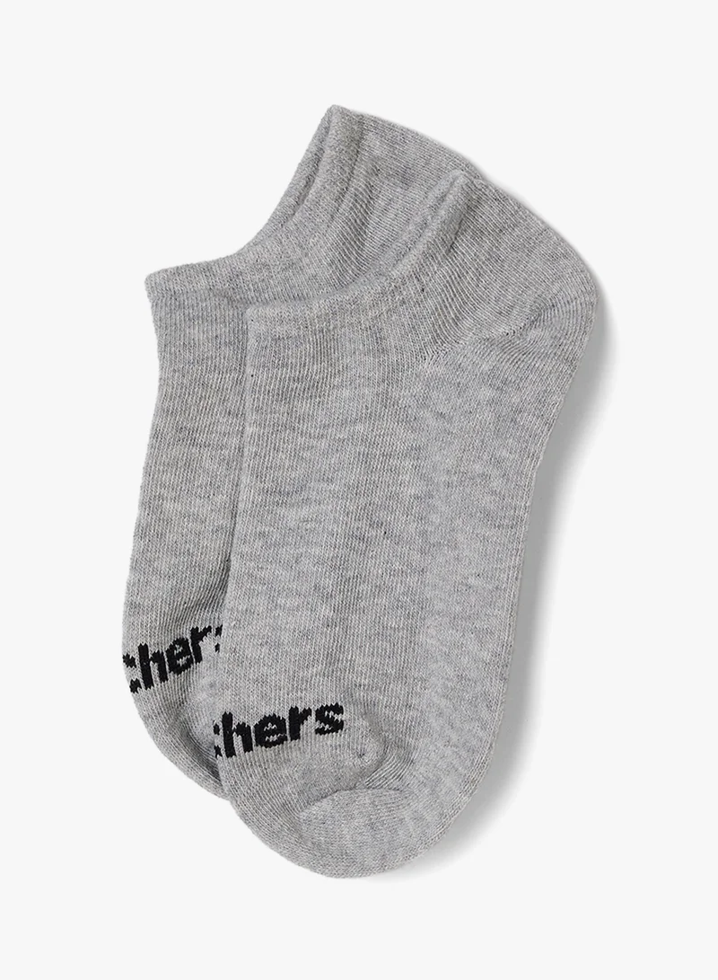 SKECHERS 6 Pack Non-Terry No-Show Socks