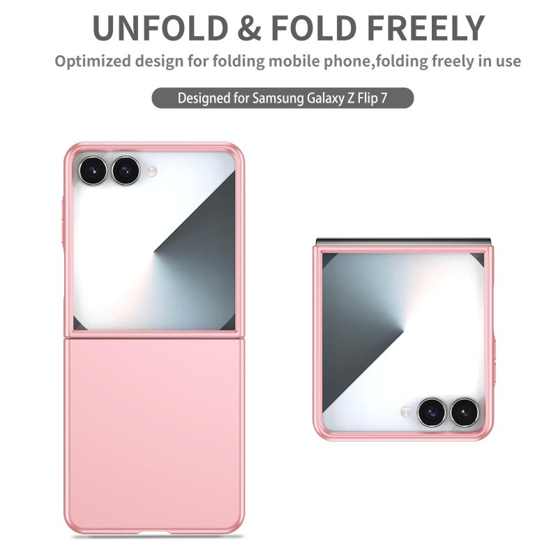 إيروريكس جراب هاتف قابل للطي لهاتف Samsung Galaxy Z Flip7 5G Armor (وردي) - Image 4