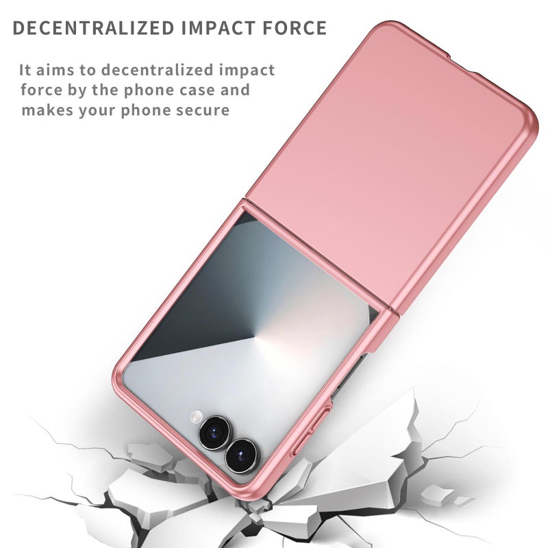 إيروريكس جراب هاتف قابل للطي لهاتف Samsung Galaxy Z Flip7 5G Armor (وردي) - Image 2