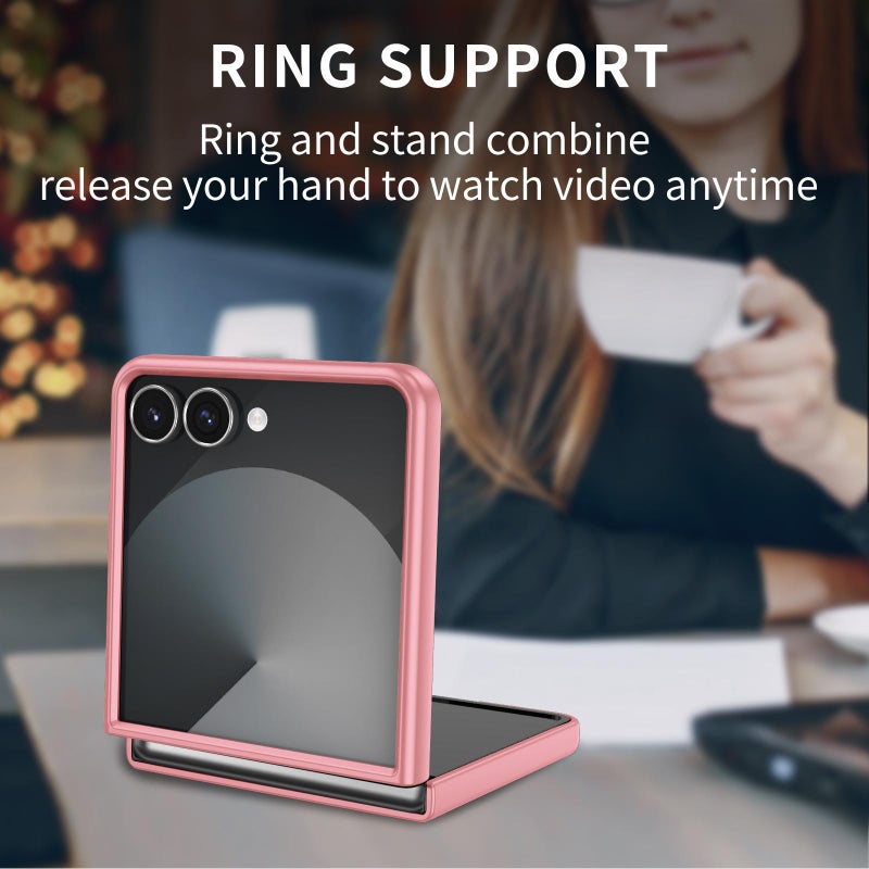 إيروريكس جراب هاتف قابل للطي لهاتف Samsung Galaxy Z Flip7 5G Armor (وردي) - Image 3