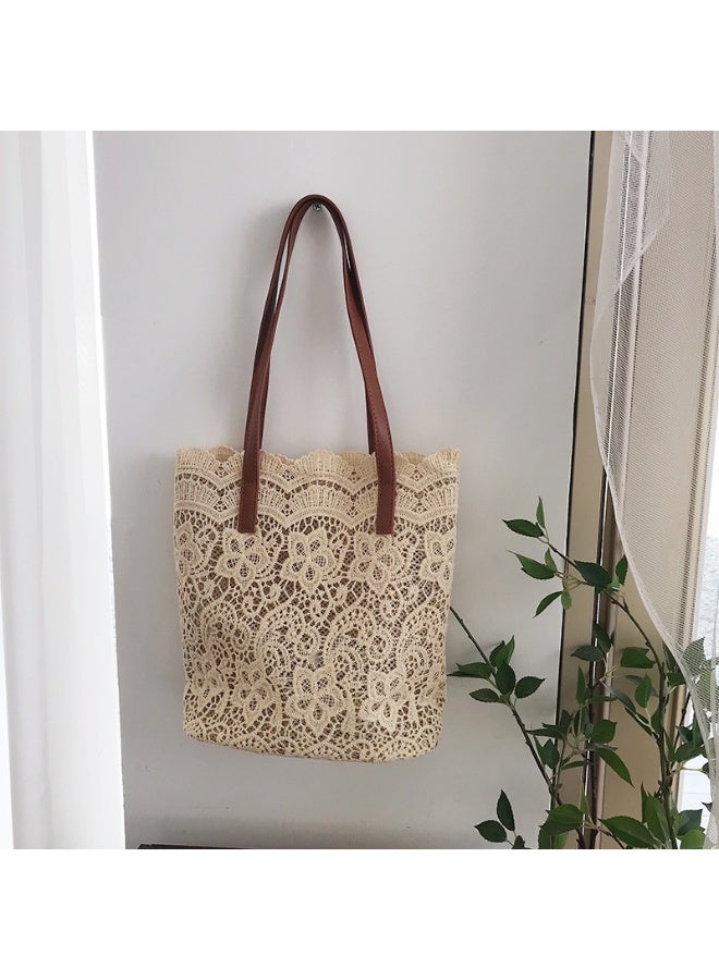 Lace Bucket Bag For Women Beach Bag - Image 4