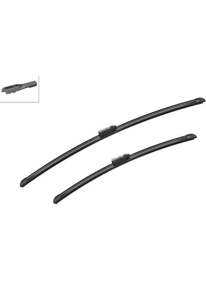 Bosch Wiper Blade Aerotwin A621S, Length: 650mm/500mm − Set of Front Wiper Blades - Only for Left-Hand Drive (EU) - Image 5