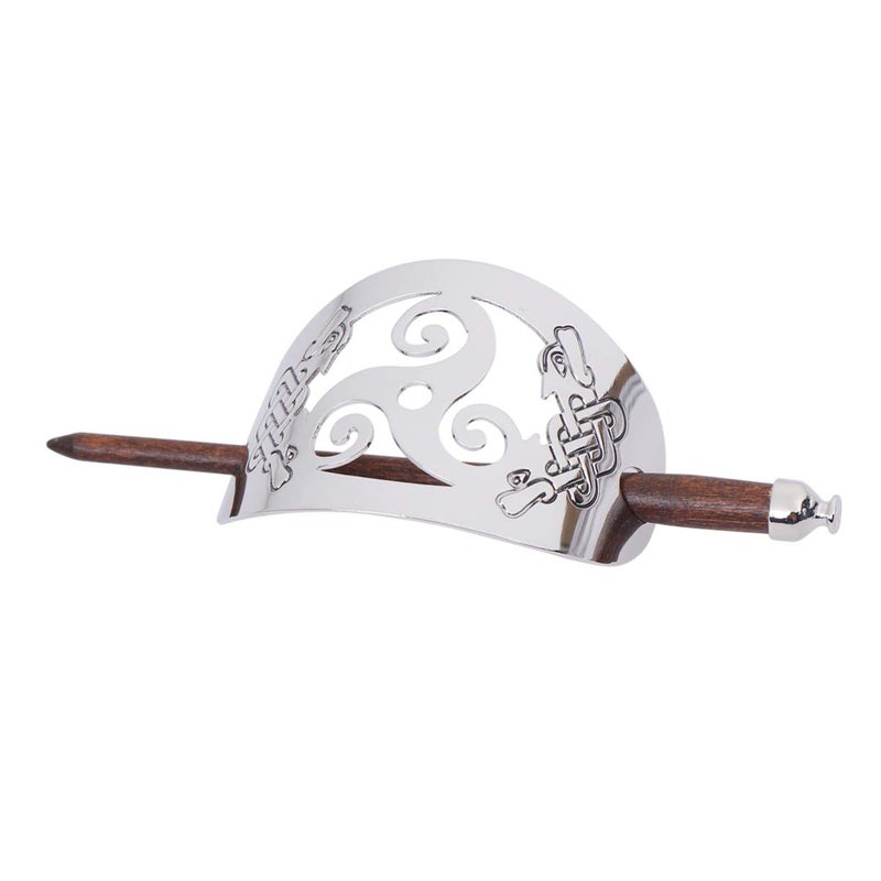 Lurrose Viking Hair Pin Vintage Knot Hair Sticks Irish Hair Slide Pin Viking Hair Clip for Women Girls Men 