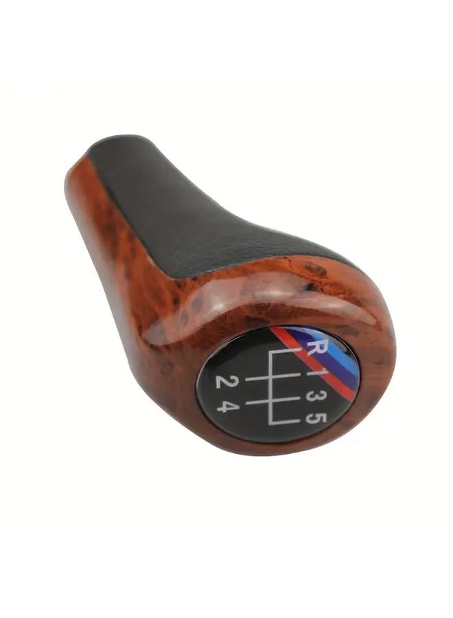 Wood Grain 5 Speed Automatic Gear Shift Knob Compatible with Multiple Car Models - Image 4