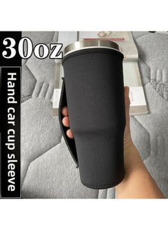 Generic In Stock Wholesale Mr. Bubble Ice Cream Cup Cover Portable Crossbody Diving Material Car Cup Cover Kumamoto Series Cup Cover-Color:Pink Hands-Capacity:900ml  - Image 4
